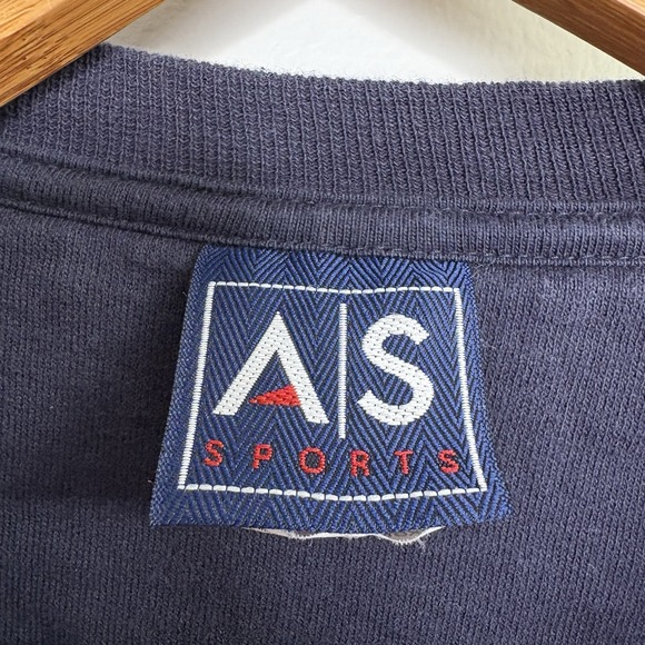 Vintage Mens Sweatshirt Large Blue University Of Michigan Wolverines Crewneck - Picture 9 of 10